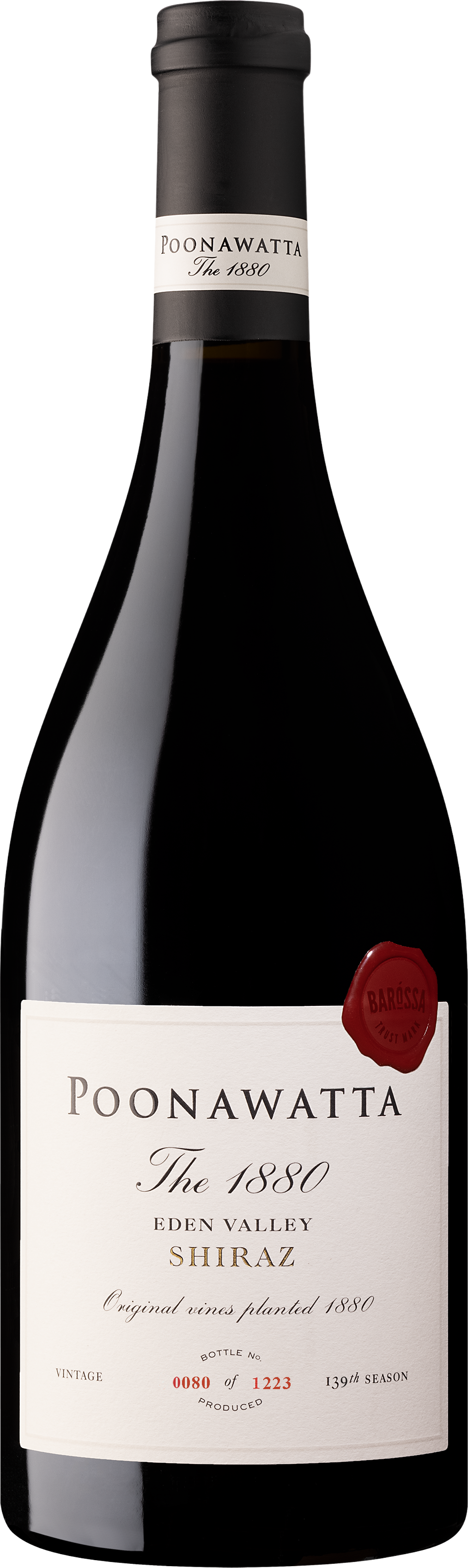 Poonawatta The 1880 Shiraz 2019 Eden Valley